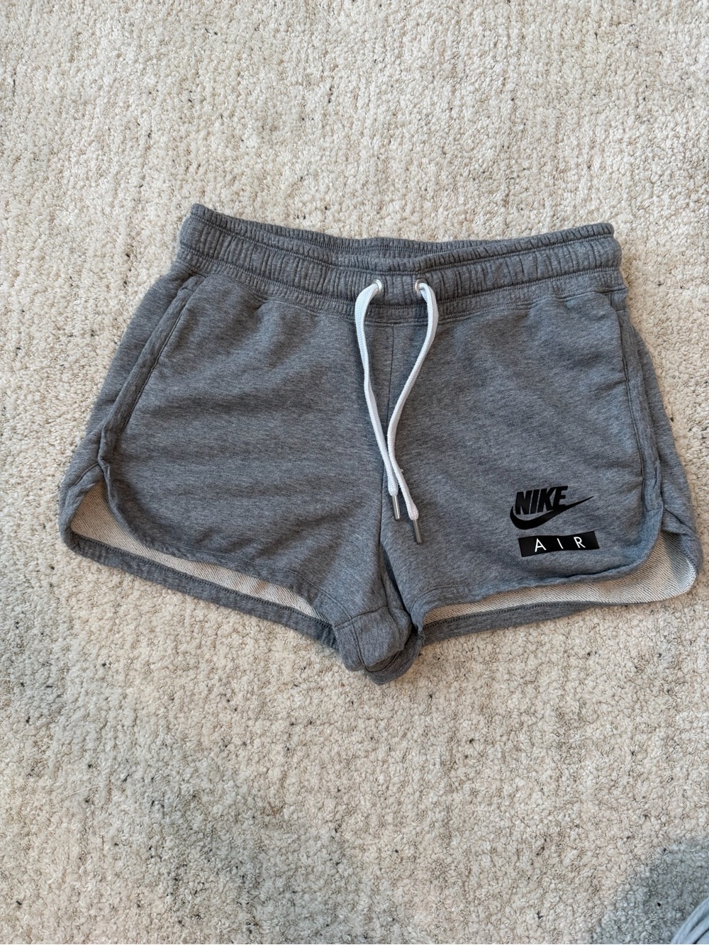 Nike Women's Gray Athletic Fleece Shorts